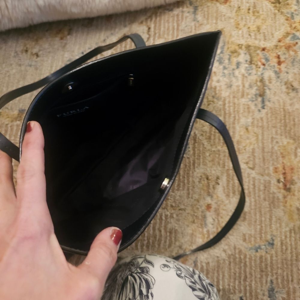 Furla Navy Blue Bag In Perfect Condition! - Picture 2 of 6